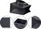 30-Pack Small Black Gift Bags with Ribbon Handles – 4 x 2.75 x 4.5 Inch Paper Bags for Parties, Weddings, Shopping, Crafts & Retail (Black)